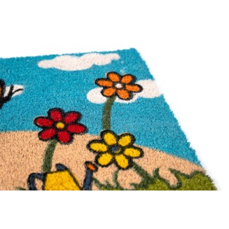 Πατάκι Εισόδου από Κοκοφοίνικα με Αντιολισθητικό Υπόστρωμα Ruco Print 787 Gardentools 40x60εκ Sdim