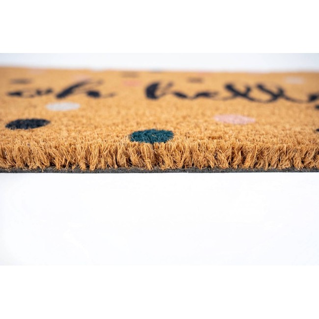 Sdim Πατάκι Εισόδου από Κοκοφοίνικα με Αντιολισθητικό Υπόστρωμα Ruco Print 810 Oh Hello 40x60εκ.