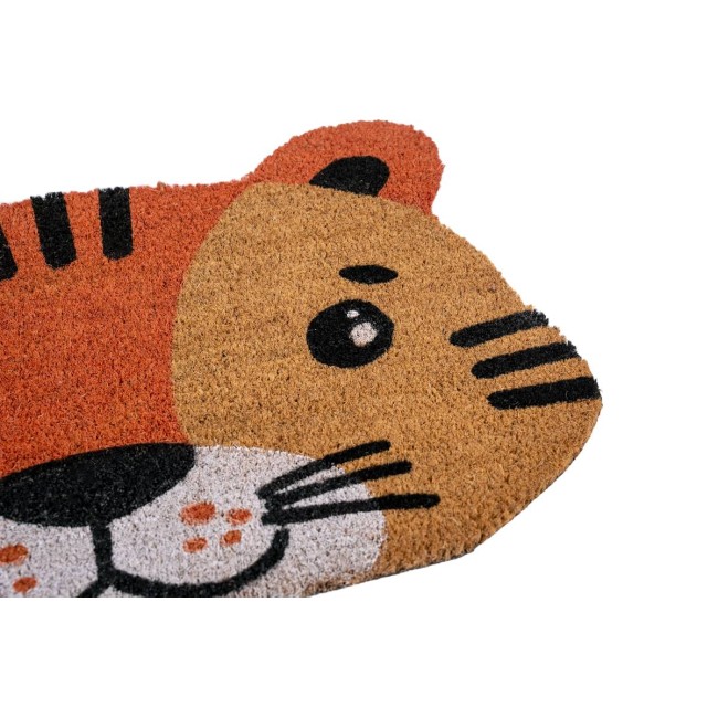 Sdim Πατάκι Εισόδου από Κοκοφοίνικα με Αντιολισθητικό Υπόστρωμα Ruco Shape 350 Tiger 45x75εκ.