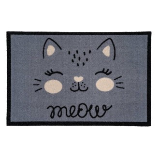 Πατάκι Εισόδου Μοκέτα με Αντιολισθητικό Υπόστρωμα Impression 414 Meow Gray 40x60εκ Πάχους 5mm Sdim