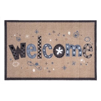 Πατάκι Εισόδου Μοκέτα με Αντιολισθητικό Υπόστρωμα Impression 417 Welcome Fancy 40x60εκ Πάχους 5mm Sdim