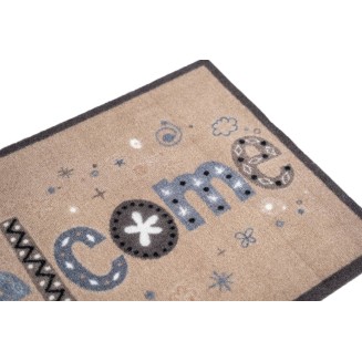 Πατάκι Εισόδου Μοκέτα με Αντιολισθητικό Υπόστρωμα Impression 417 Welcome Fancy 40x60εκ Πάχους 5mm Sdim