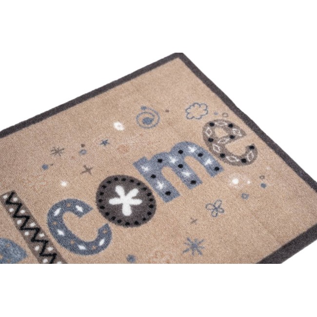 Sdim Πατάκι Εισόδου Μοκέτα με Αντιολισθητικό Υπόστρωμα Impression 417 Welcome Fancy 40x60εκ. Πάχους 5mm