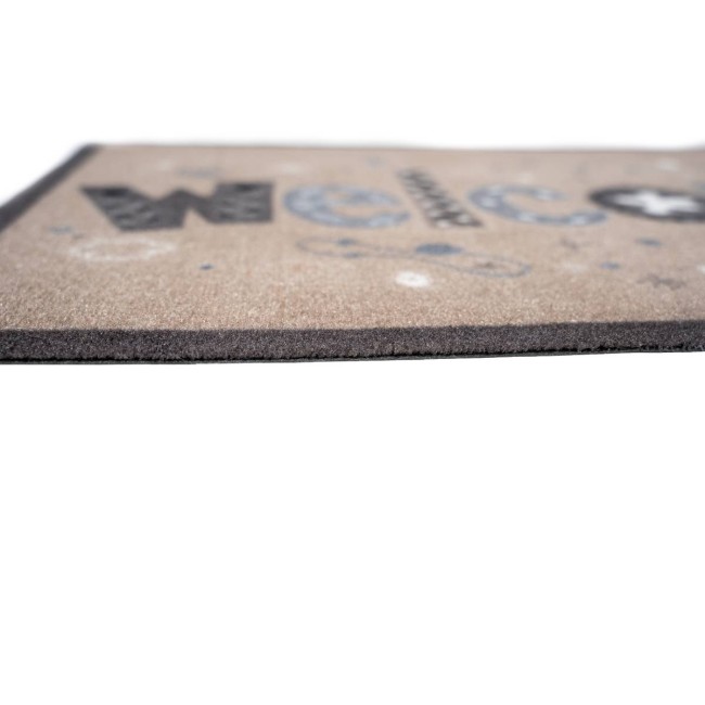 Sdim Πατάκι Εισόδου Μοκέτα με Αντιολισθητικό Υπόστρωμα Impression 417 Welcome Fancy 40x60εκ. Πάχους 5mm