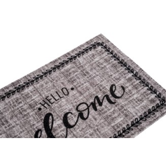 Πατάκι Εισόδου Μοκέτα με Αντιολισθητικό Υπόστρωμα Impression 475 Hello Welcome 40x60εκ Πάχους 5mm Sdim