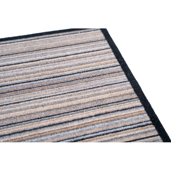 Sdim Πατάκι Εισόδου Μοκέτα με Αντιολισθητικό Υπόστρωμα Impression 867 Lines Cappuccino 40x60εκ. Πάχους 5mm