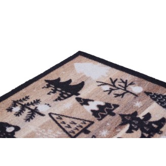 Sdim Πατάκι Εισόδου Μοκέτα με Αντιολισθητικό Υπόστρωμα Impression 947 Trees 40x60εκ. Πάχους 5mm