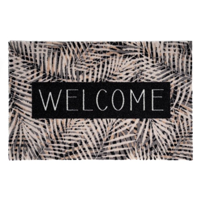 Sdim Πατάκι Εισόδου Μοκέτα με Αντιολισθητικό Υπόστρωμα Impression 966 Leaves Welcome 40x60εκ. Πάχους 5mm