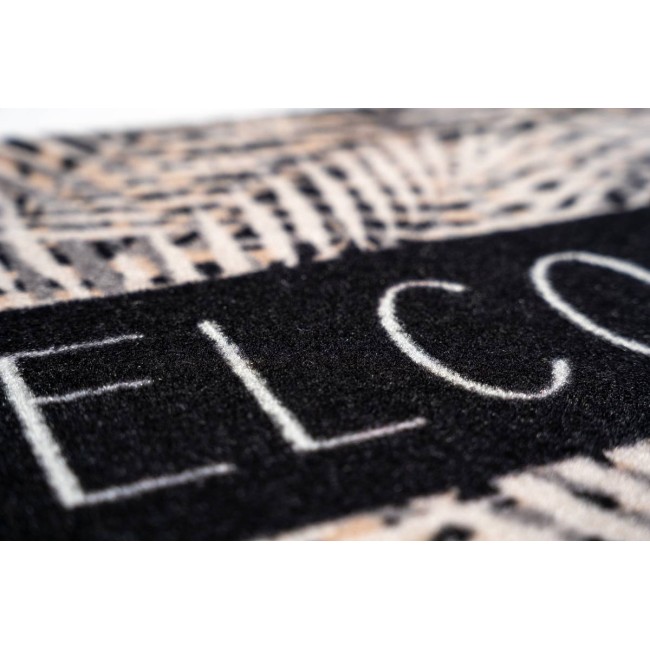 Sdim Πατάκι Εισόδου Μοκέτα με Αντιολισθητικό Υπόστρωμα Impression 966 Leaves Welcome 40x60εκ. Πάχους 5mm