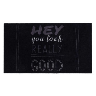 Sdim Πατάκι Εισόδου Μοκέτα με Αντιολισθητικό Υπόστρωμα Impression 940 Look Good Black 40x70εκ. Πάχους 5mm