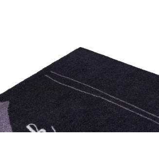 Sdim Πατάκι Εισόδου Μοκέτα με Αντιολισθητικό Υπόστρωμα Impression 940 Look Good Black 40x70εκ. Πάχους 5mm