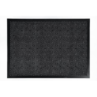 Πατάκι Εισόδου Μοκέτα με Αντιολισθητικό Υπόστρωμα Impression 225 Diamond Black 60x80εκ Πάχους 5mm Sdim