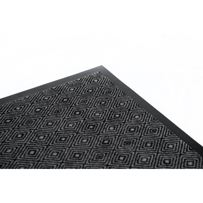 Sdim Πατάκι Εισόδου Μοκέτα με Αντιολισθητικό Υπόστρωμα Impression 225 Diamond Black 60x80εκ. Πάχους 5mm