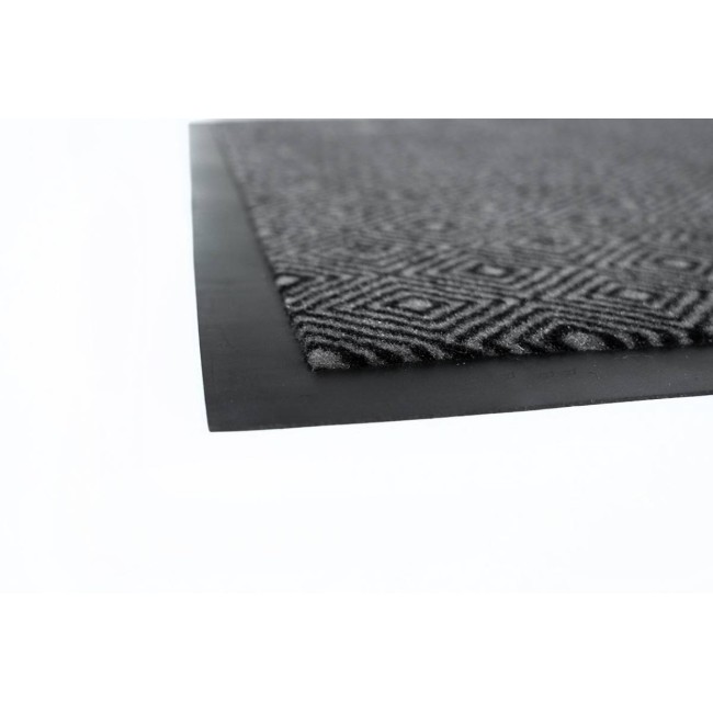 Sdim Πατάκι Εισόδου Μοκέτα με Αντιολισθητικό Υπόστρωμα Impression 225 Diamond Black 60x80εκ. Πάχους 5mm