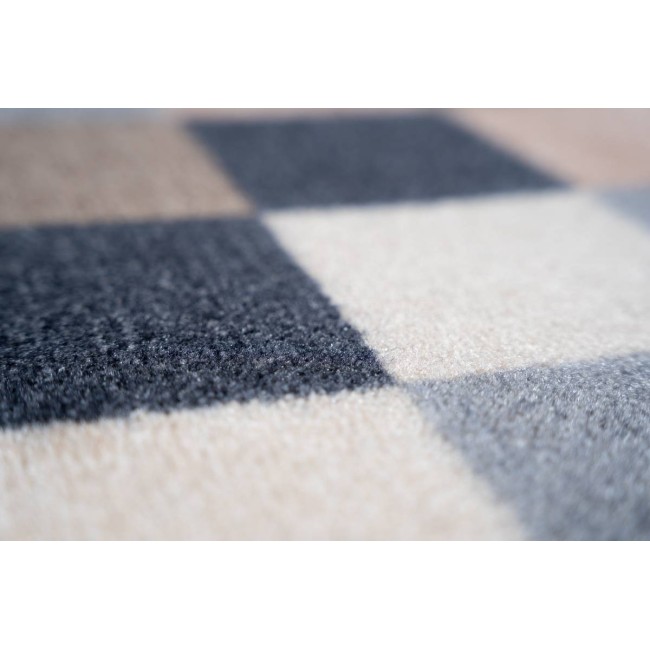 Sdim Πατάκι Εισόδου Μοκέτα με Αντιολισθητικό Υπόστρωμα Ambiance 465 Home  Carre Καφέ 40x60εκ. Πάχους 8mm