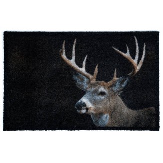 Πατάκι Εισόδου Μοκέτα με Αντιολισθητικό Υπόστρωμα Ambiance 003 Deer 50x75εκ Πάχους 8mm Sdim