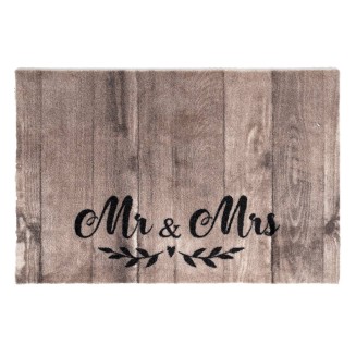 Πατάκι Εισόδου Μοκέτα με Αντιολισθητικό Υπόστρωμα Ambiance 875 Mr & Mrs 50x75εκ Πάχους 8mm Sdim