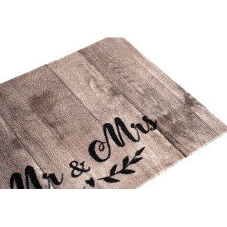 Πατάκι Εισόδου Μοκέτα με Αντιολισθητικό Υπόστρωμα Ambiance 875 Mr & Mrs 50x75εκ Πάχους 8mm Sdim