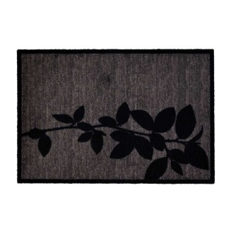 Sdim Πατάκι Εισόδου Μοκέτα με Αντιολισθητικό Υπόστρωμα Ambiance 980 Leaves Grey 50x75εκ. Πάχους 8mm