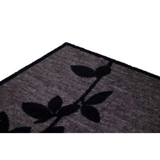 Sdim Πατάκι Εισόδου Μοκέτα με Αντιολισθητικό Υπόστρωμα Ambiance 980 Leaves Grey 50x75εκ. Πάχους 8mm