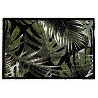 Πατάκι Εισόδου Μοκέτα με Αντιολισθητικό Υπόστρωμα Ambiance 985 Palm Leaves 50x75εκ Πάχους 8mm Sdim