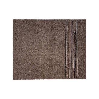 Πατάκι Εισόδου Μοκέτα με Αντιολισθητικό Υπόστρωμα Walk & Wash 084 Lucky Lines Beige  67x80εκ Πάχους 8mm Sdim