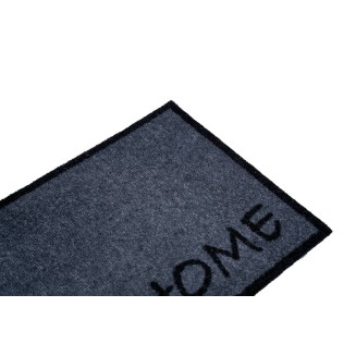 Πατάκι Εισόδου Μοκέτα με Αντιολισθητικό Υπόστρωμα Vision 744 Home Heart Gray 40x80εκ Πάχους 8mm Sdim