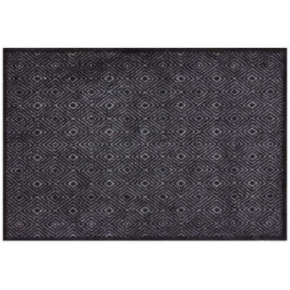 Πατάκι Εισόδου Μοκέτα με Αντιολισθητικό Υπόστρωμα Soft & Deco 625 Diamond Anthra 50x70εκ Πάχους 8mm Sdim