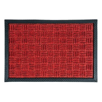 Πατάκι Εισόδου Μοκέτα με Αντιολισθητικό Υπόστρωμα Supreme 001 Red 40x60εκ Sdim