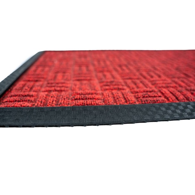 Sdim Πατάκι Εισόδου Μοκέτα με Αντιολισθητικό Υπόστρωμα Supreme 001 Red 40x60εκ.