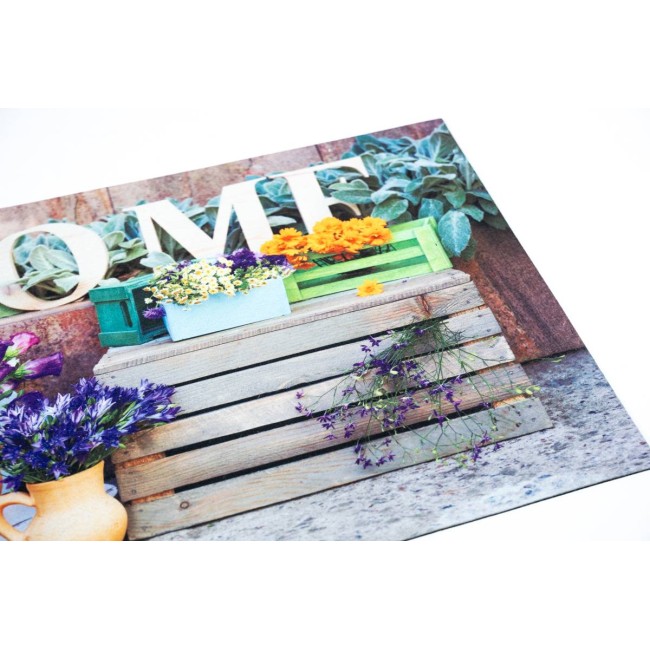 Sdim Αντιολισθητικό Πατάκι Εισόδου Gallery 001 Home Flower 45x75εκ. Πάχους 6mm