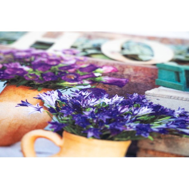 Sdim Αντιολισθητικό Πατάκι Εισόδου Gallery 001 Home Flower 45x75εκ. Πάχους 6mm