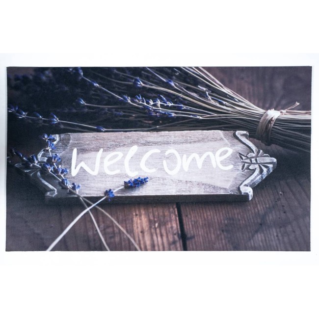 Sdim Αντιολισθητικό Πατάκι Εισόδου Gallery 006 Welcome Straw 45x75εκ. Πάχους 6mm