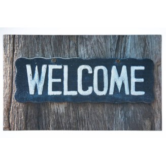 Αντιολισθητικό Πατάκι Εισόδου Gallery 008 Welcome Grain 45x75εκ Πάχους 6mm Sdim