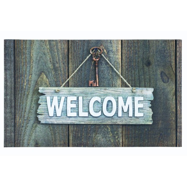 Sdim Αντιολισθητικό Πατάκι Εισόδου Gallery 009 Welcome Nail 45x75εκ. Πάχους 6mm