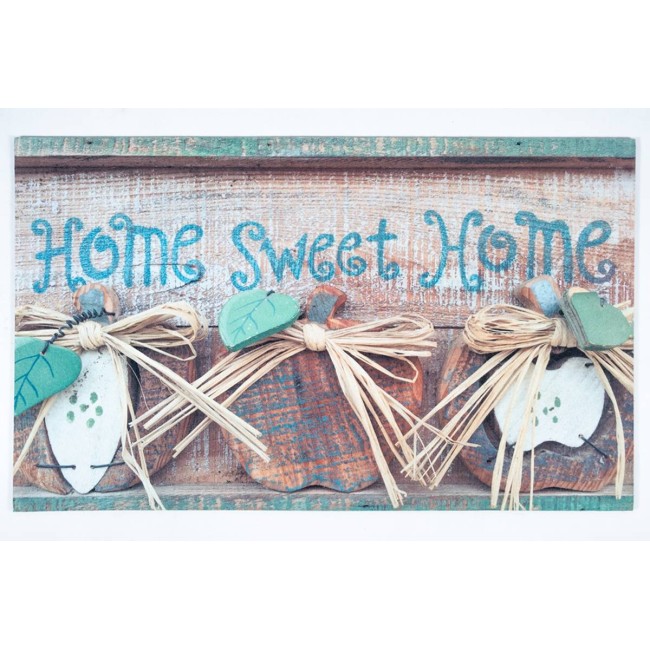 Sdim Αντιολισθητικό Πατάκι Εισόδου Gallery 013 Home Sweet Home Apples 45x75εκ.