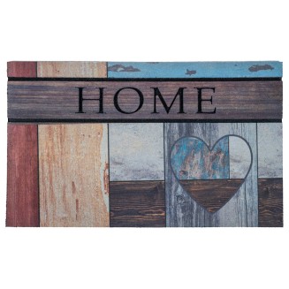 Αντιολισθητικό Πατάκι Εισόδου Ecomat 009 Top Wooden Heart 45x75εκ Sdim