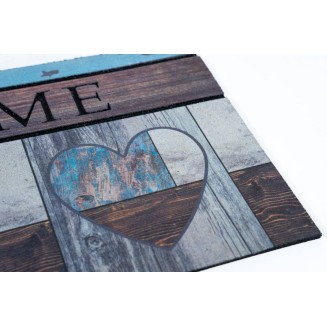 Αντιολισθητικό Πατάκι Εισόδου Ecomat 009 Top Wooden Heart 45x75εκ Sdim