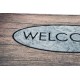 Sdim Αντιολισθητικό Πατάκι Εισόδου Ecomat 014 Welcome Wood 45x75εκ.