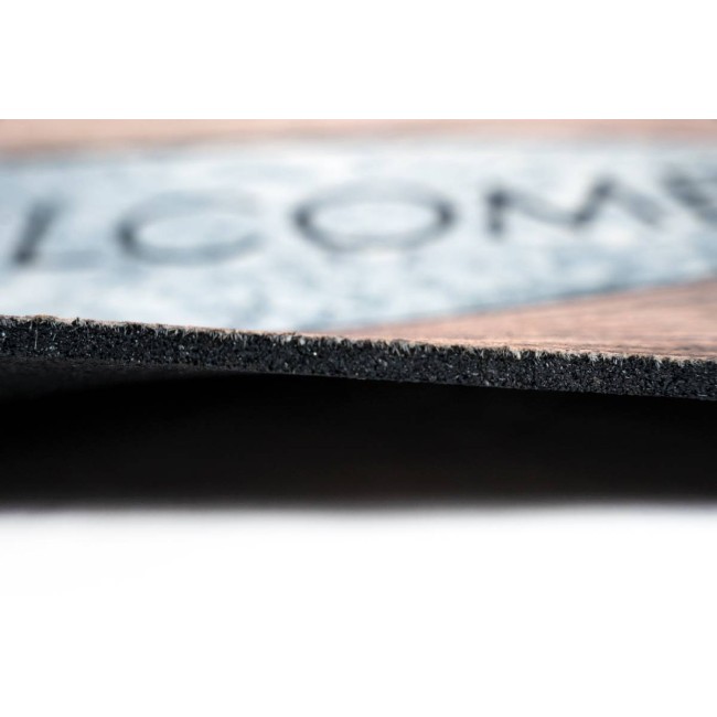 Sdim Αντιολισθητικό Πατάκι Εισόδου Ecomat 014 Welcome Wood 45x75εκ.