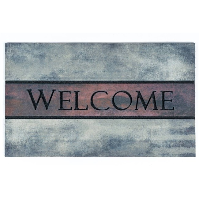 Sdim Αντιολισθητικό Πατάκι Εισόδου Residence 019 Welcome Concrete 45x75εκ.