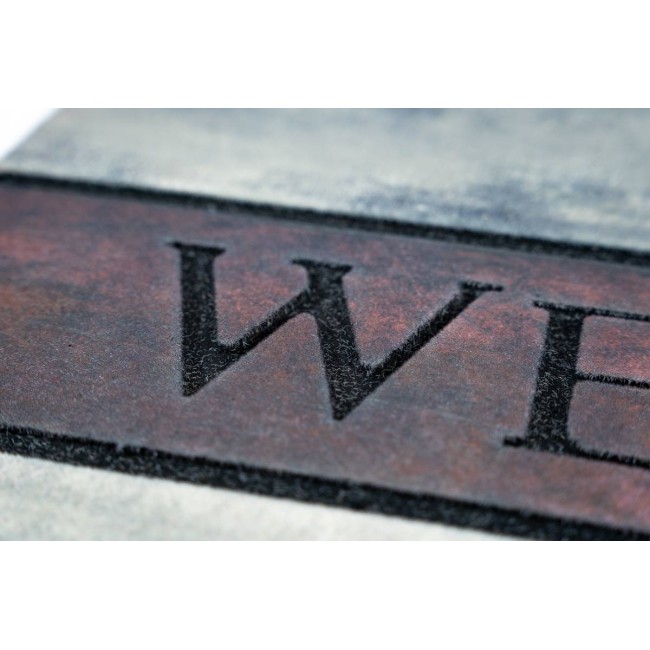 Sdim Αντιολισθητικό Πατάκι Εισόδου Residence 019 Welcome Concrete 45x75εκ.