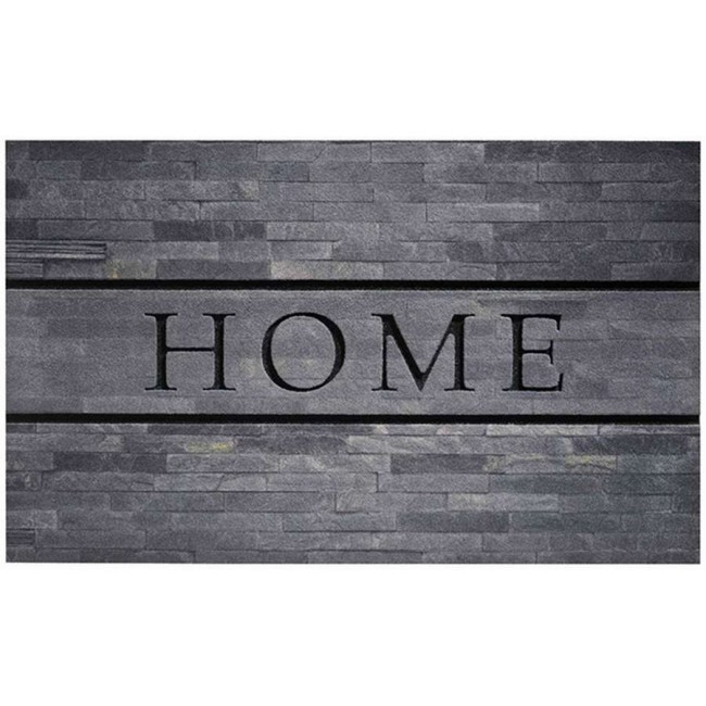 Sdim Αντιολισθητικό Πατάκι Εισόδου Ecomat 002 Home Stones Γκρί 45x75εκ.