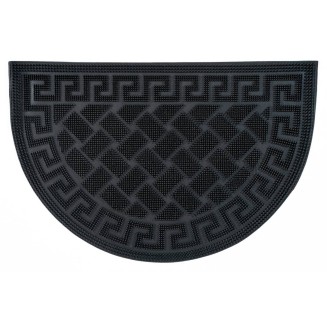 Ημικυκλικό Αντιολισθητικό Πατάκι Εισόδου από Καουτσούκ Pin Mix 207 ΅Wave HR 40x60εκ Sdim