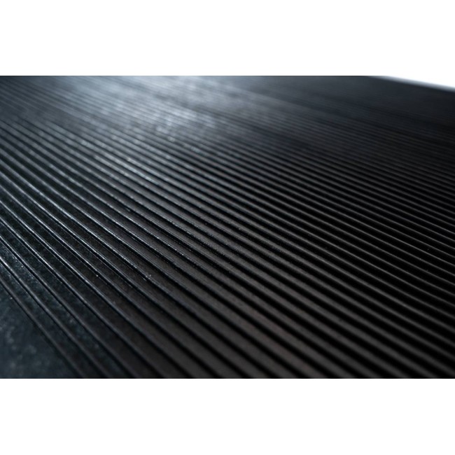 Sdim Ημικυκλικό Αντιολισθητικό Πατάκι Εισόδου από Καουτσούκ Finger Tip Black HR 45x75εκ.