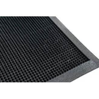 Αντιολισθητικό Πατάκι Εισόδου από Καουτσούκ Finger Tip Black 46x70εκ Sdim