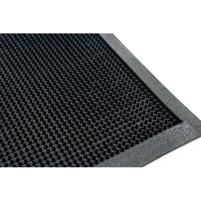 Sdim Αντιολισθητικό Πατάκι Εισόδου από Καουτσούκ Finger Tip Black 46x70εκ.