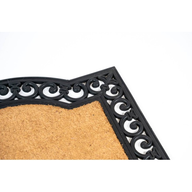 Sdim Πατάκι Εισόδου από Κοκοφοίνικα  και Καουτσούκ με Αντιολισθητικό Υπόστρωμα Impala 541 Plain  60x80εκ.