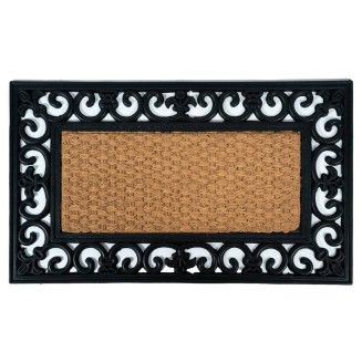 Πατάκι Εισόδου από Κοκοφοίνικα  και Καουτσούκ με Αντιολισθητικό Υπόστρωμα Gazelle 100 Rectangle 45x75εκ Sdim