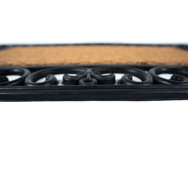 Sdim Πατάκι Εισόδου από Κοκοφοίνικα  και Καουτσούκ με Αντιολισθητικό Υπόστρωμα Gazelle 100 Rectangle 45x75εκ.